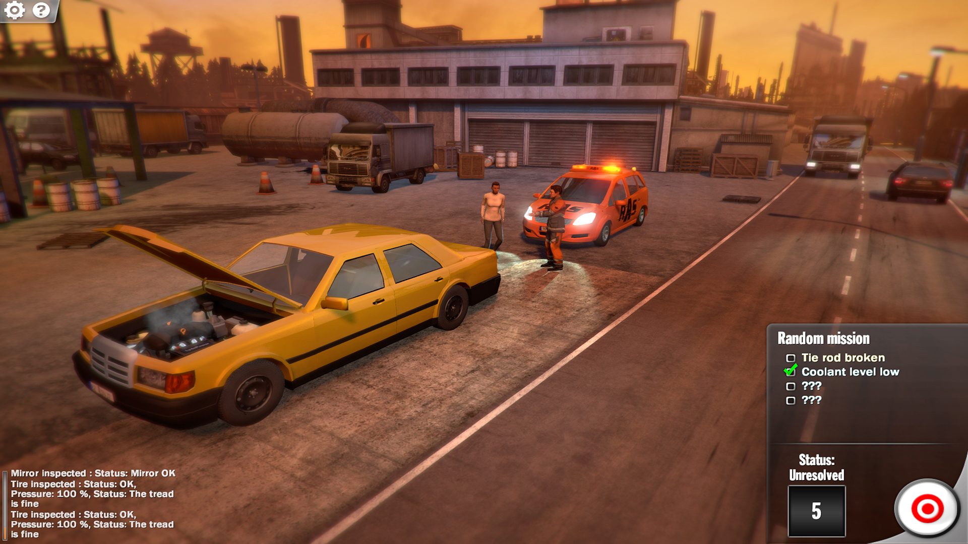 Roadside Assistance Simulator Screenshot 3