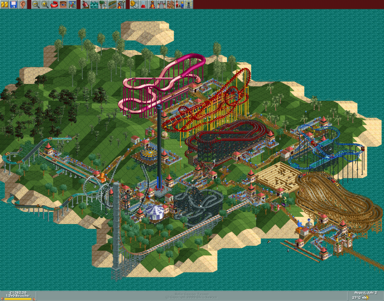 RollerCoaster Tycoon: Deluxe Screenshot 4