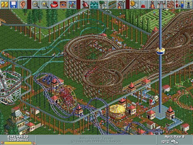 RollerCoaster Tycoon Screenshot 1