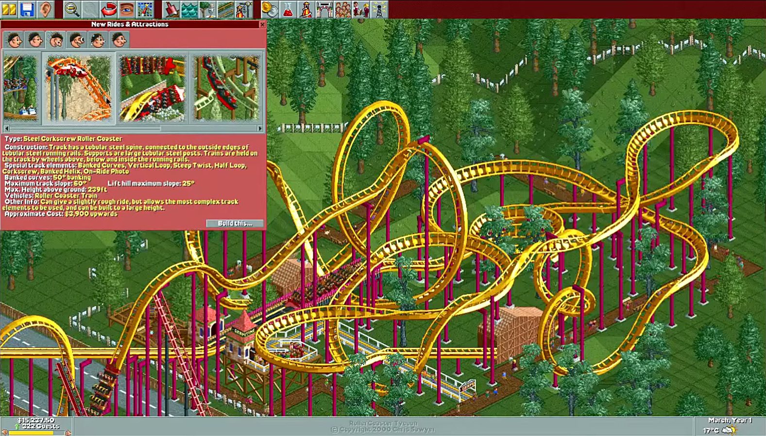 RollerCoaster Tycoon Screenshot 3