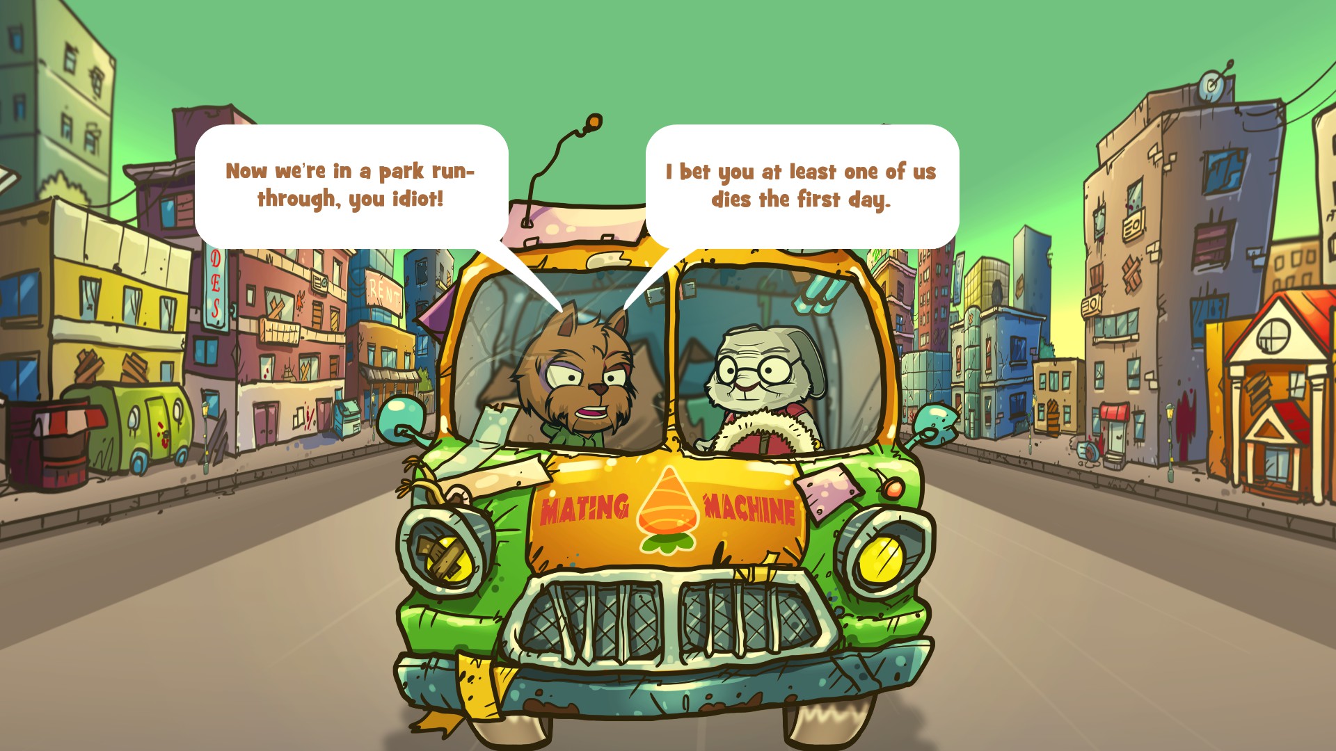Scheming Through The Zombie Apocalypse: The Beginning Screenshot 1