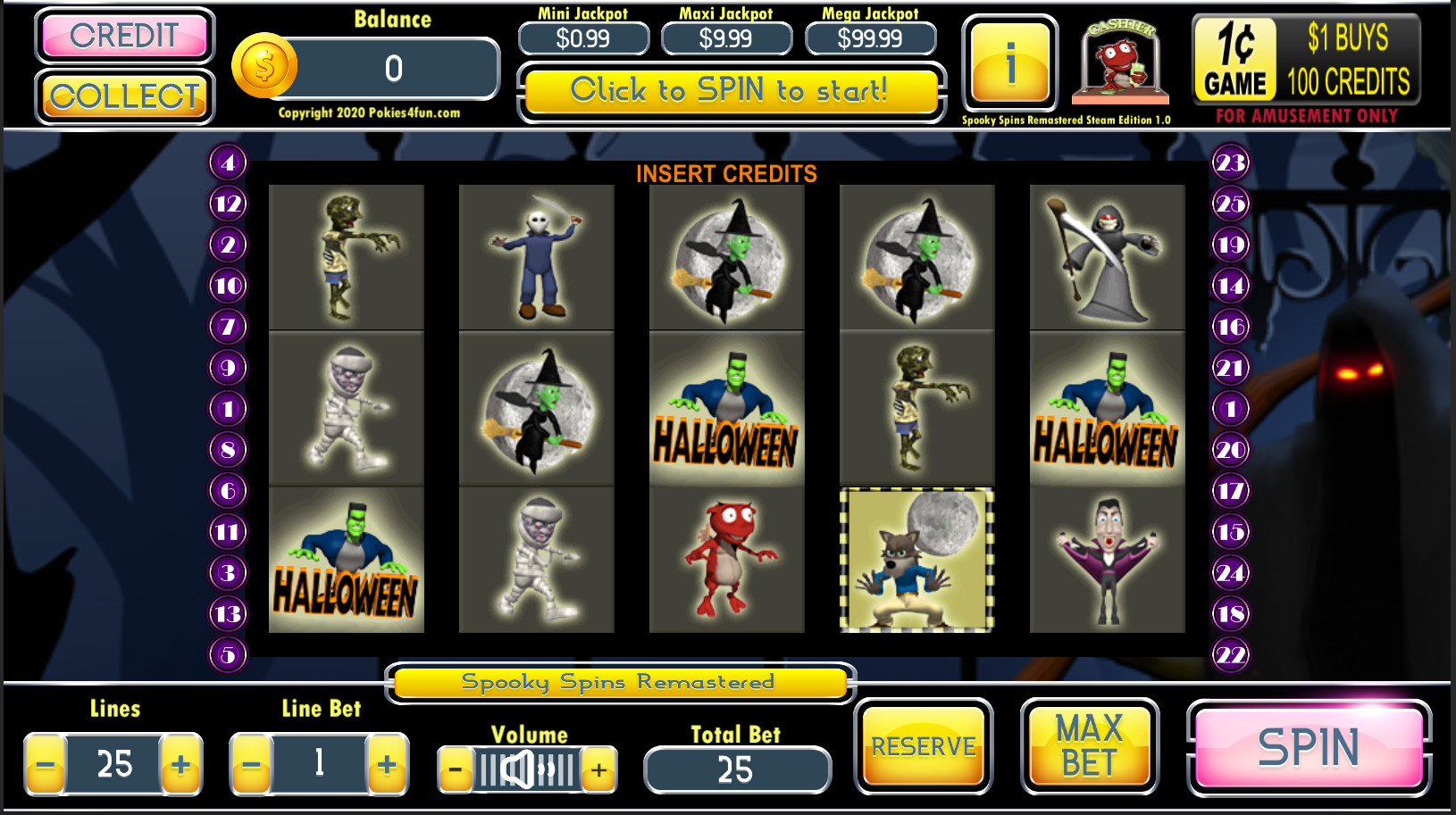 Spooky Spins: Remastered - Steam Edition Screenshot 3