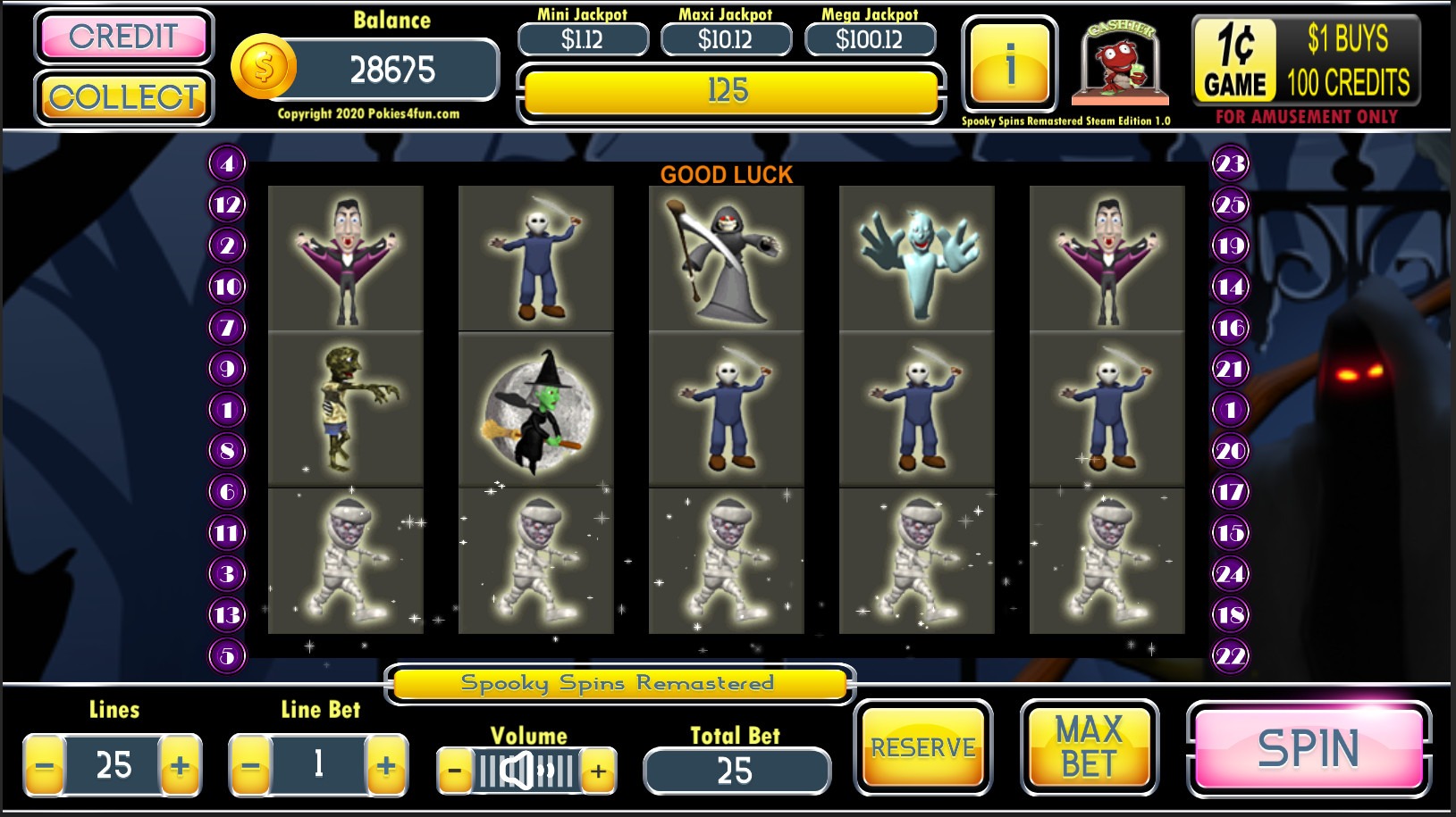 Spooky Spins: Remastered - Steam Edition Screenshot 4