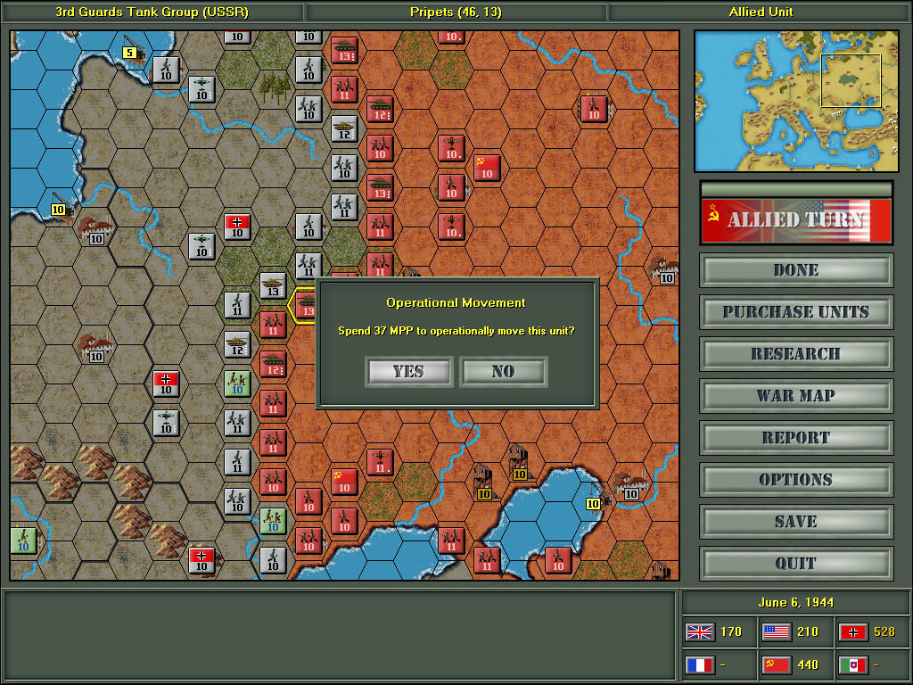 Strategic Command: European Theater Screenshot 2