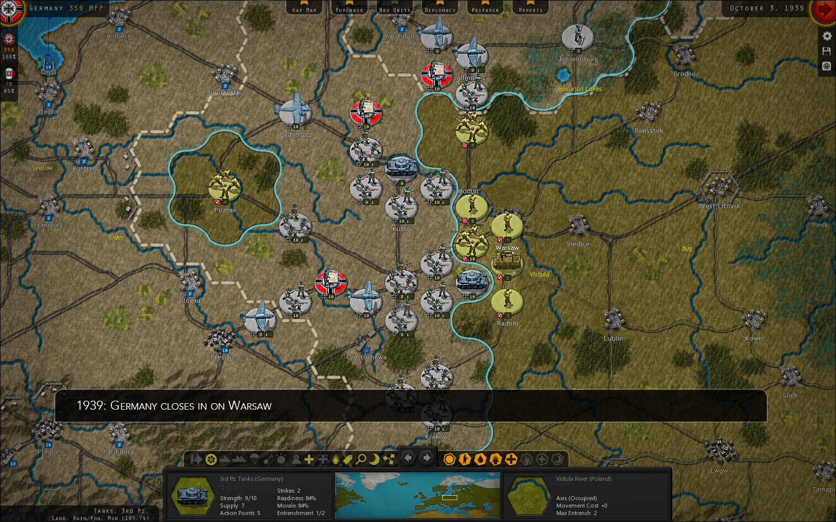 Strategic Command WWII: War in Europe Screenshot 1