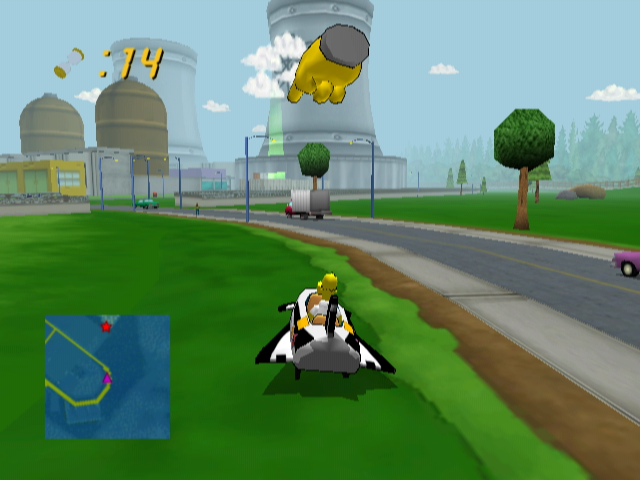 The Simpsons: Road Rage Screenshot 2