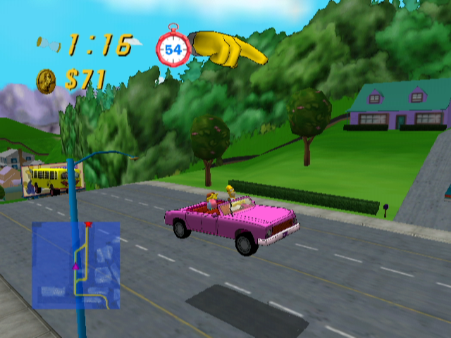 The Simpsons: Road Rage Screenshot 4