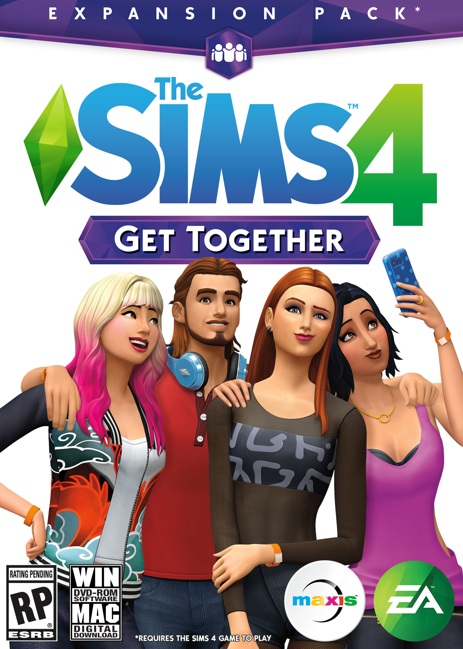 The Sims 4: Get Together CZ/RU/PL Languages Origin