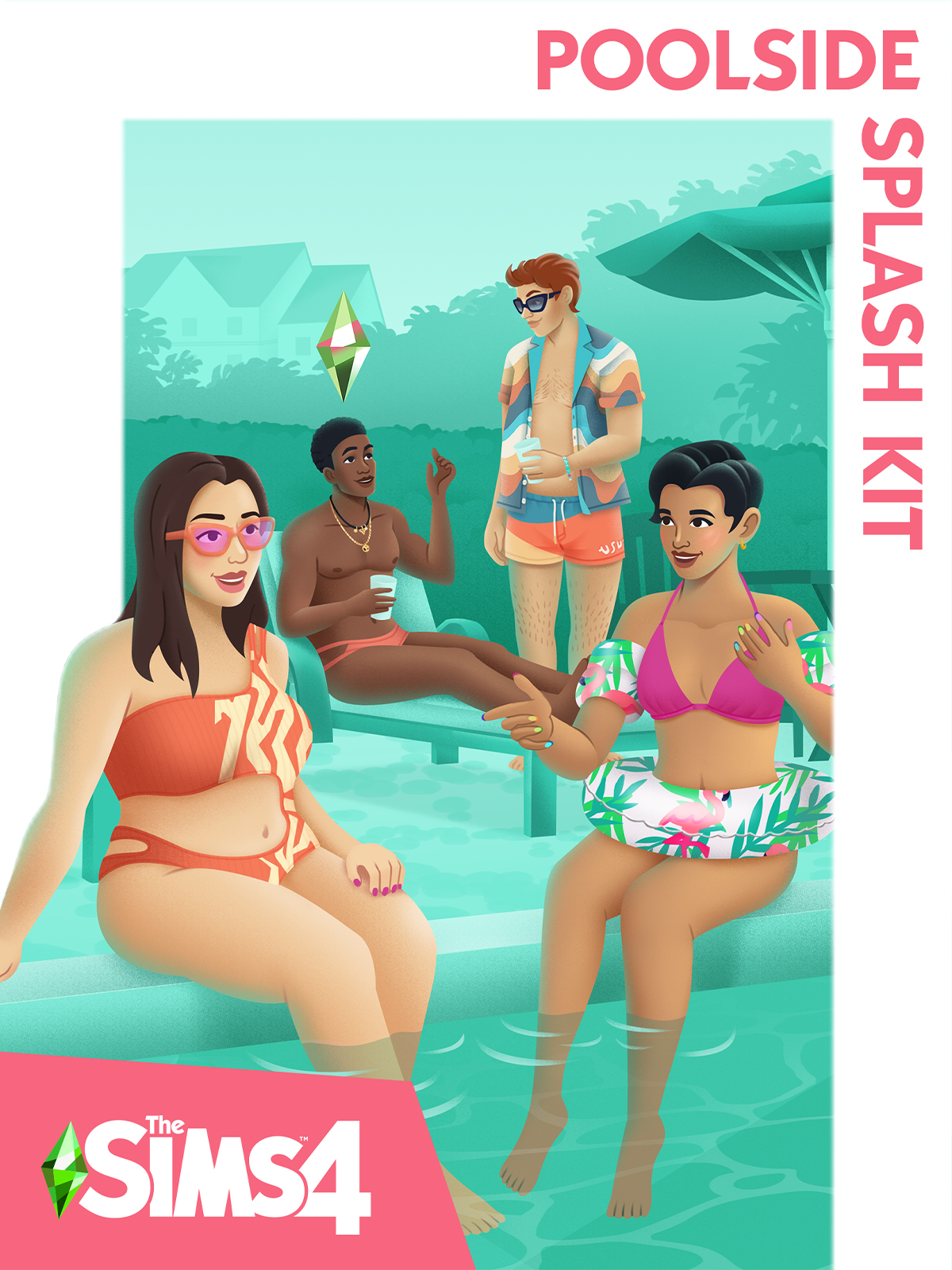 The Sims 4 - Poolside Splash Kit DLC Origin CD Key
