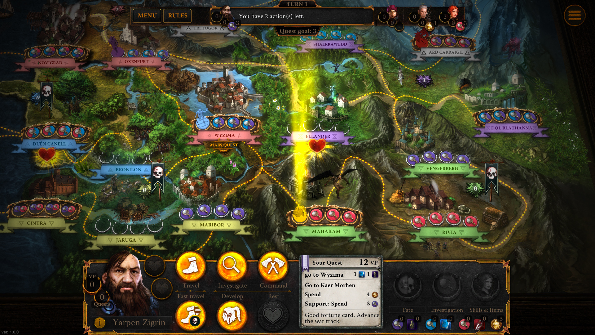 The Witcher: Adventure Game Screenshot 1