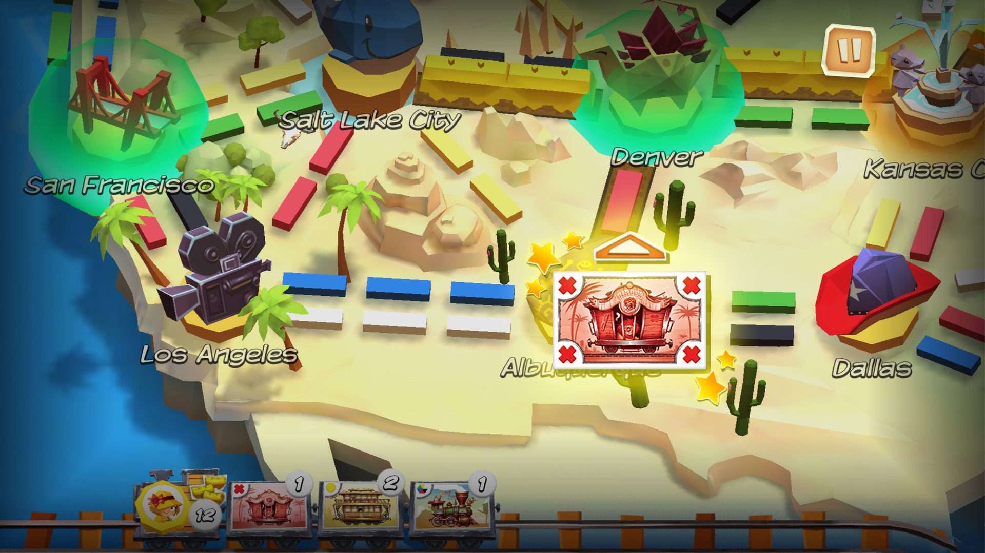 Ticket to Ride: First Journey Screenshot 1