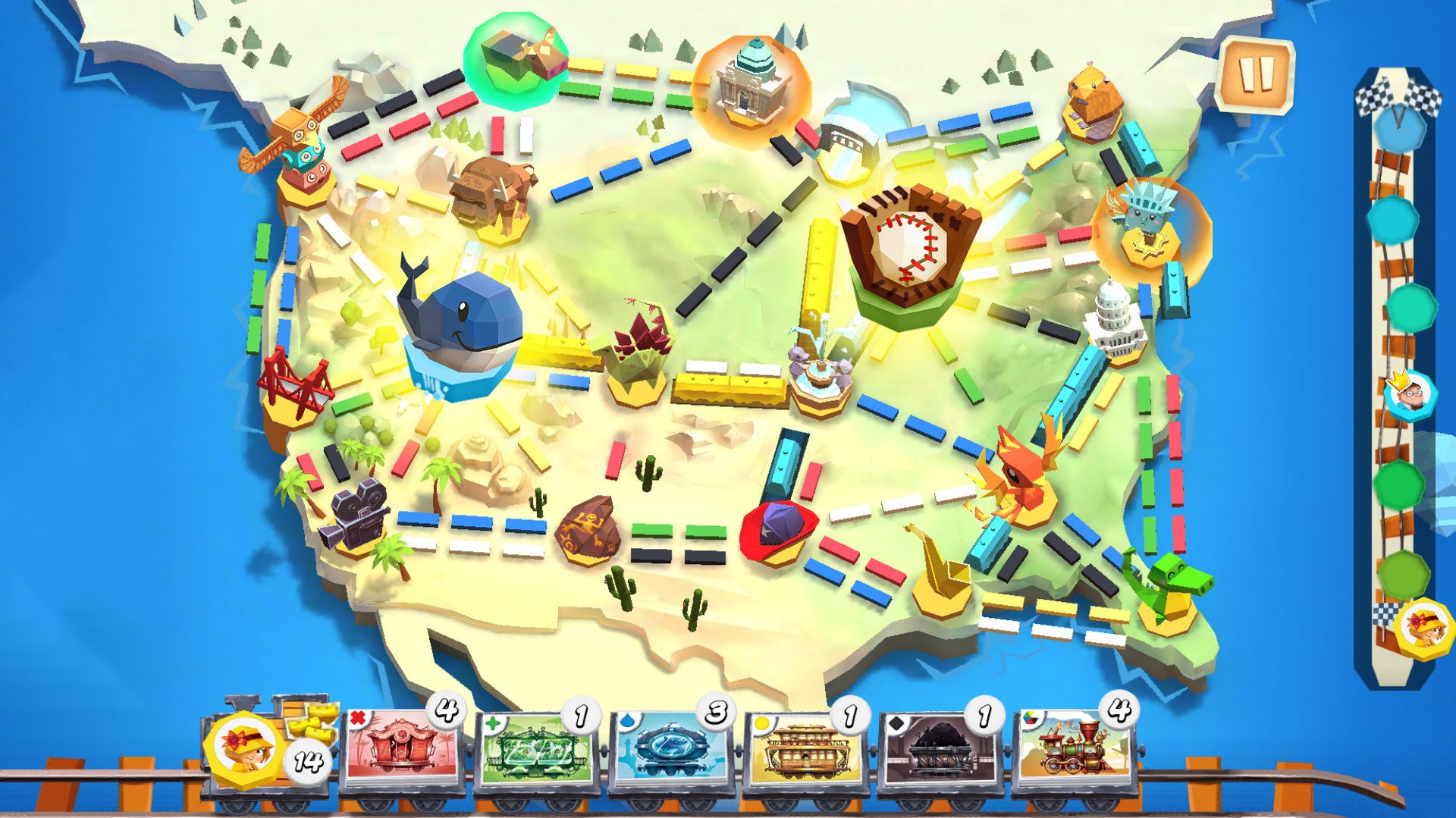 Ticket to Ride: First Journey Screenshot 4