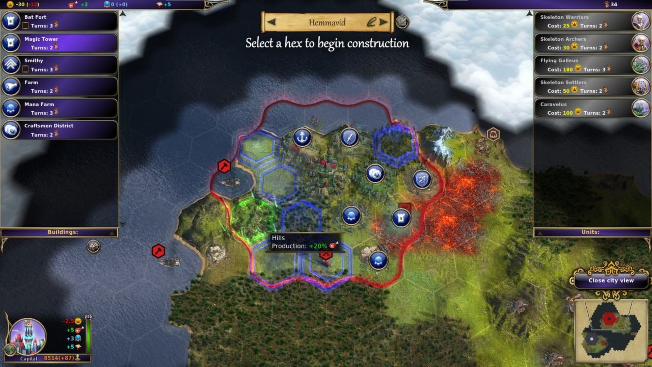 Warlock: Master of the Arcane Screenshot 1