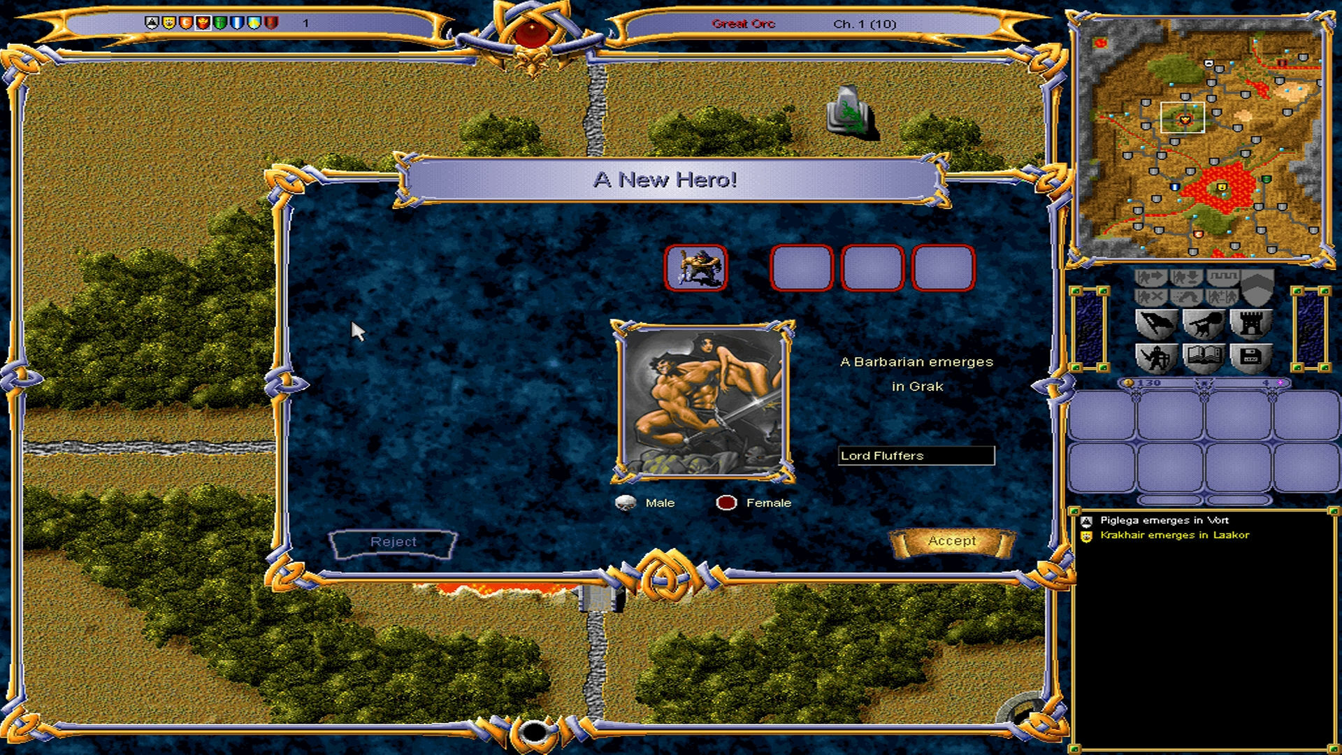 Warlords III: Darklords Rising Screenshot 1