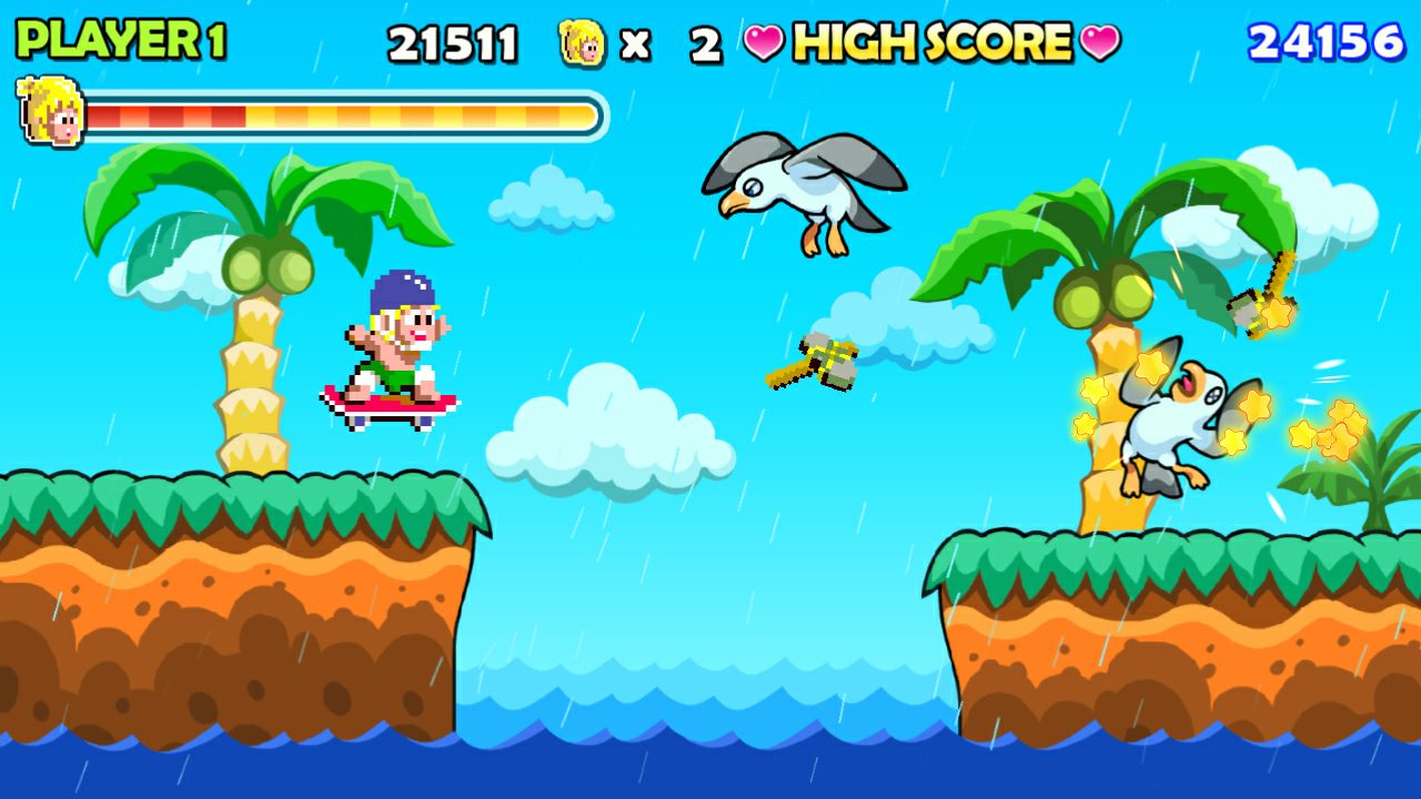 Wonder Boy Returns Remix Screenshot 2