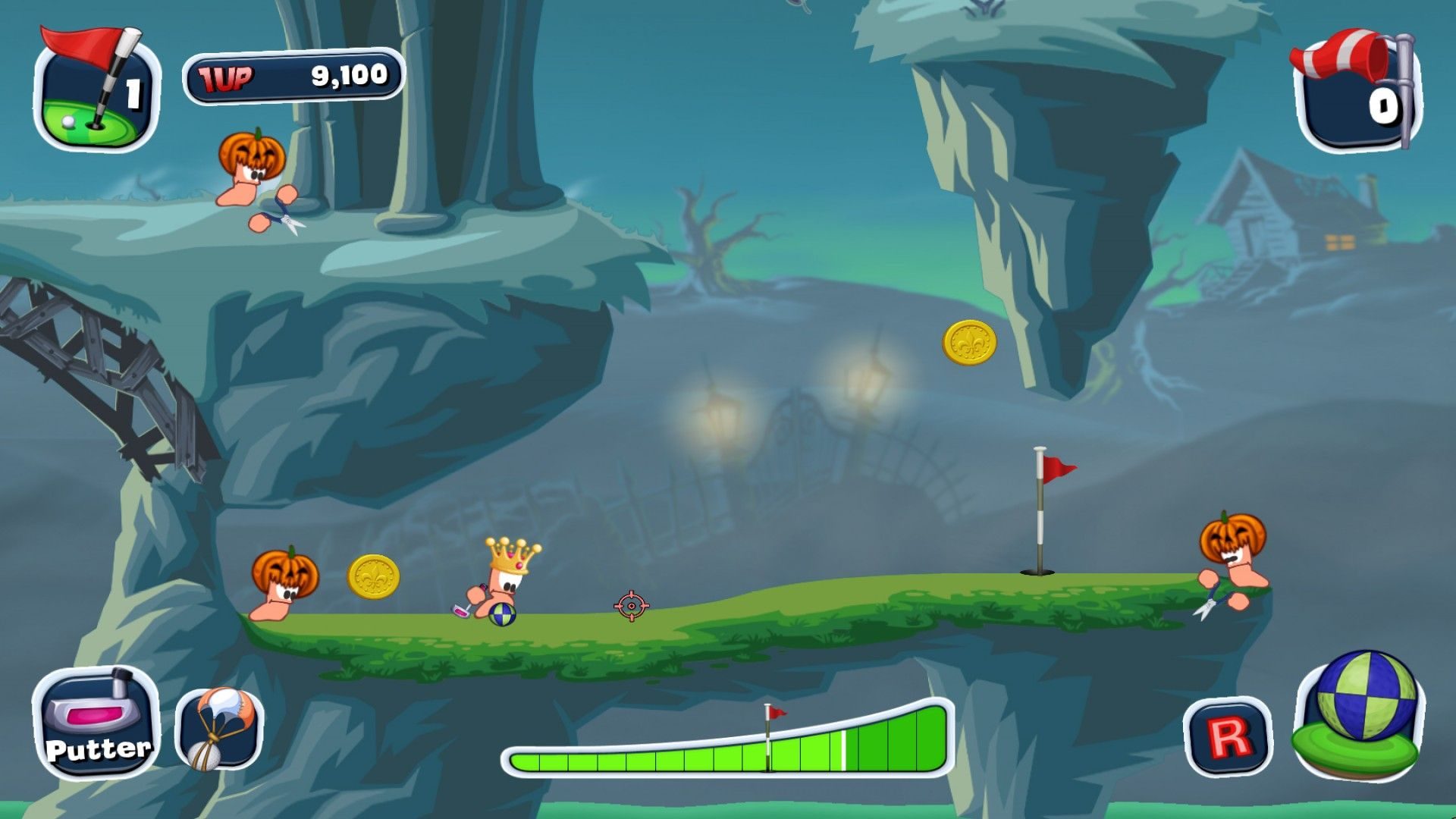Worms Crazy Golf Screenshot 3