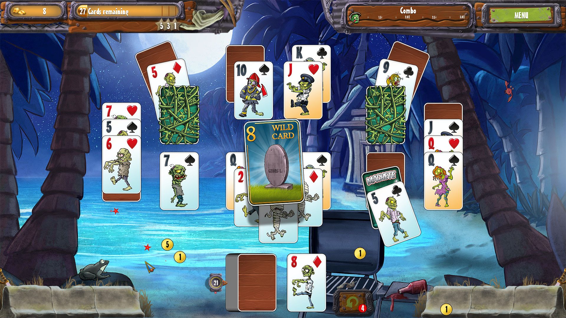 Zombie Solitaire 2 Chapter 1 Screenshot 4