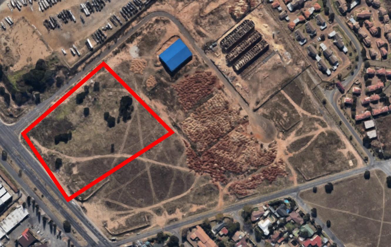 Vacant, serviced land available for sale on a main road
