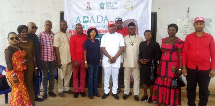 members of adada general assembly during the press briefing