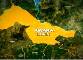 dada map of kwara state