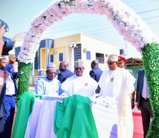 Buhari inaugurates projects in Kogi, vows to revive Ajaokuta Steel company