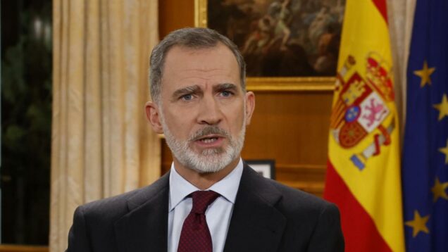 Spain’s King Felipe denounces war in Ukraine in Christmas speech
