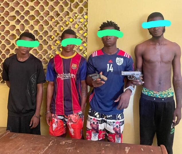 9-man robbery gang hits bank in Calabar; 4 arrested