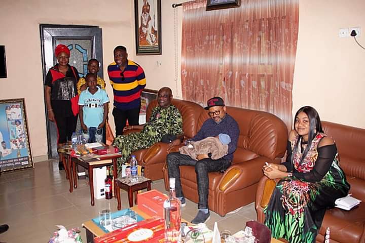 Apga national chairman oye wife anambra deputy gov Receives baby nzewi - nigeria newspapers online