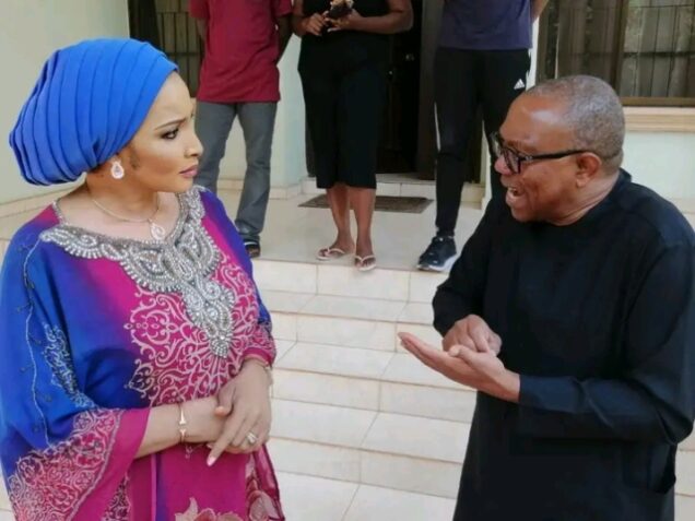 Peter Obi meets Bianca Ojukwu in Anambra (Photos)