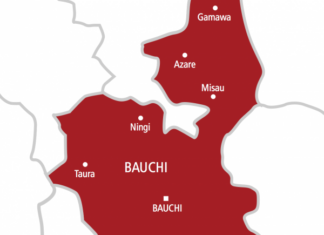 c bauchi state map e