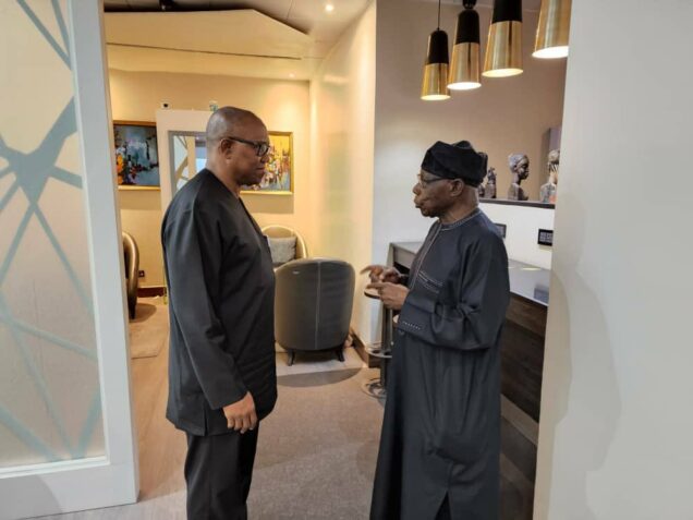 Obasanjo writes Nigerian youths, endorses Peter Obi for 2023 presidency