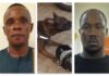 eabcd onucha peter obioma and collins chukwudi with the sniffer dog that busted their drug smuggling via air compressors x