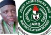 d prof. ishaq oloyede of jamb