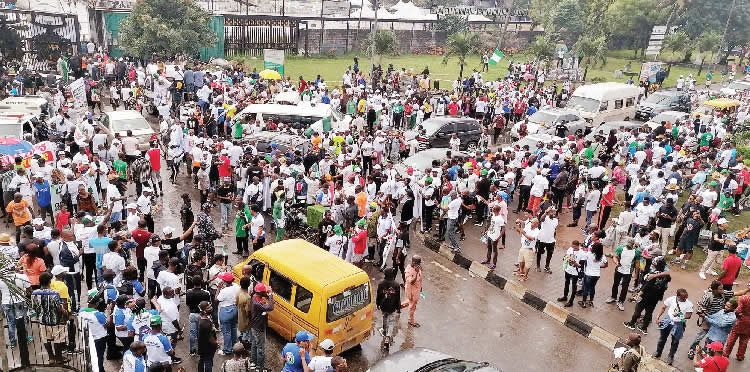 Lp supporters hand amputated after attack at obis lagos rally - nigeria newspapers online