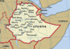 d map of ethiopia