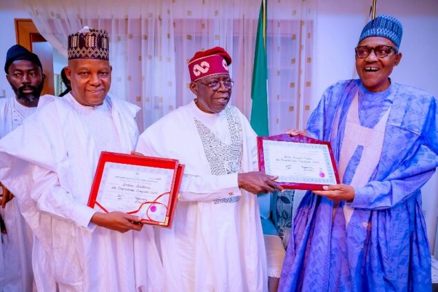 What transpired when tinubu visited buhari in daura photos - nigeria newspapers online