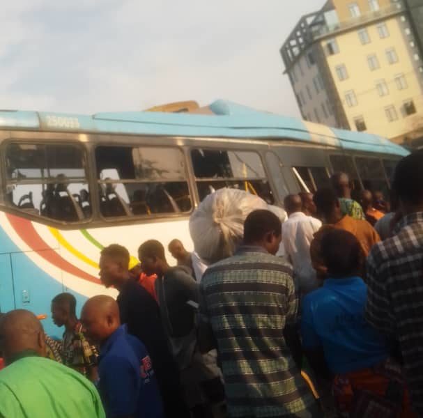 Ongoing rescue efforts at train lagos govt staff bus collisi - nigeria newspapers online