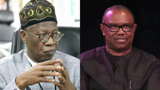 Lai mohammed how foreigners were deceived about peter obi - nigeria newspapers online