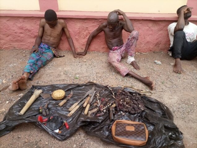 Deadly ogun cultist bababu others busted with guns machetes - nigeria newspapers online