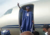 bdaf tinubu arrives abuja from guinea bissau