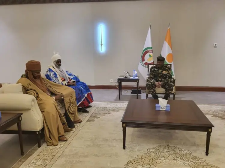 Former emir of kano meets niger coup leader in niamey - nigeria newspapers online