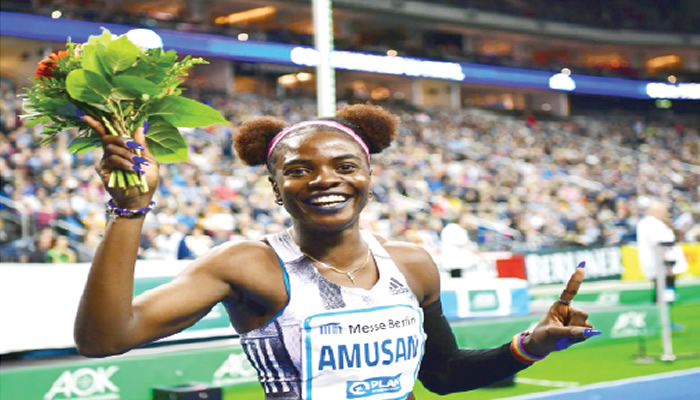 Amusan begins title defence in budapest - nigeria newspapers online