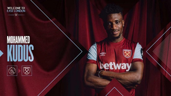 West ham sign ajax midfielder mohammed kudus - nigeria newspapers online