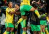 faa jamaica knocked brazil out of the womens world cup on wednesday after a goalless draw and booked a slot amongst the last x