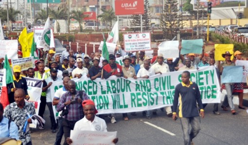 Fuel subsidy protest police engage labour leaders in kogi nigeria newspapers online