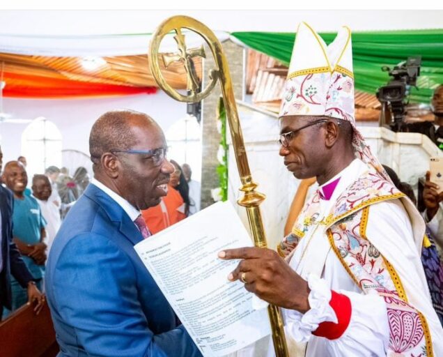 Rt Rev Saiki installed bishop of akoko edo anglican diocese nigeria newspapers online
