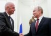 bddfae fifa president gianni infantino met with russia president vladimir putin x