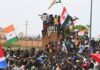 ddddb thousands rally in niger seeking withdrawal of french troops