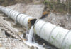 caaa photo of a vandalised pipeline
