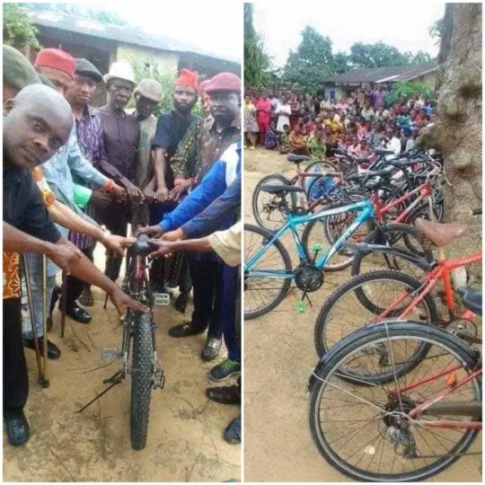 Insecurity rivers lawmaker donates bicycles as security vehicles nigeria newspapers online
